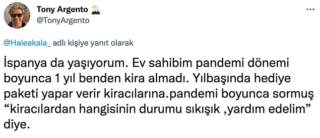 Bir diğer yorum yapan kişi ise İspanya'dan.