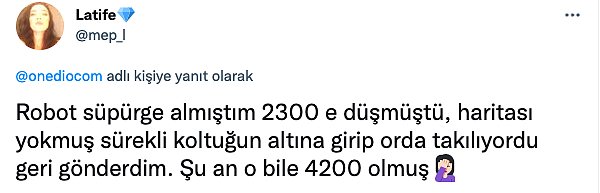 3. Ah beee'! Geri göndereceğine satsaydın kardaydın şimdi.