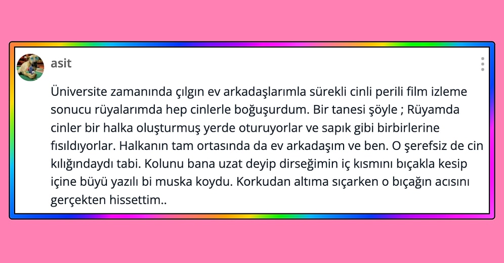 Gördükleri En Tuhaf Rüyayı Bizlere Anlatarak Hepimizin Tüylerini Diken Diken Yapan Kişiler