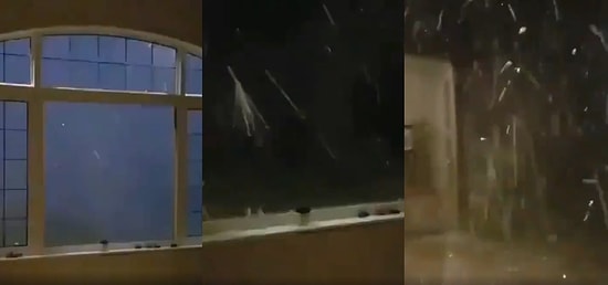 Kanada'da Etkili Olan Beyzbol Topu Büyüklüğündeki Dolu Yağışının Korkutucu Görüntüleri