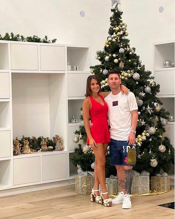 9. Lionel Messi ve eşi Antonela Roccuzzo