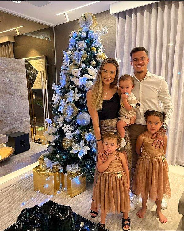 14. Philippe Coutinho ve ailesi