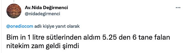 14. Tatlı falan yapmıyoruz artık, çok süt gidiyor.