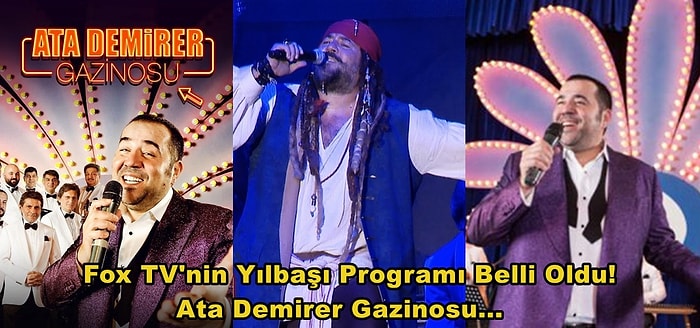 Fox TV'nin Yılbaşı Programı Belli Oldu: Ata Demirer Gazinosu TV'de İlk Kez Fox TV Yılbaşı Özel Programında