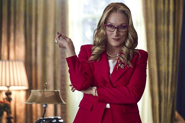1. Öncelikle Meryl Streep'in canlandırdığı Başkan Orlean'dan başlayalım...