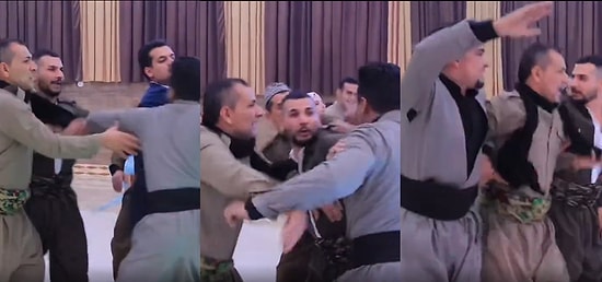 Halay Başı Kavgası Ederken Müziğin Başlamasıyla Hiçbir Şey Olmamış Gibi Hunharca Halay Çeken Abiler