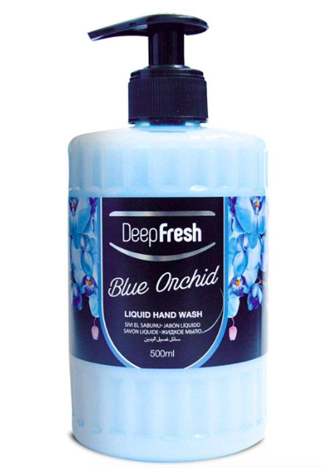 10. Deep Fresh mavi orkideli sıvı sabun.
