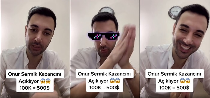 TikTok Fenomeni Olan Onur Sermik Kazancını Açıkladı: Doğum Gününde Açtığı Yayında 5 Milyonluk Jeton Kazandı!