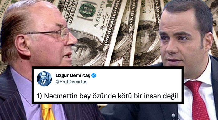 Özgür Demirtaş Kendisine 'Ekonomiyi Bıraktı' Diyen 'Şakkadanak' Necmettin Batırel'e Yanıt Verdi