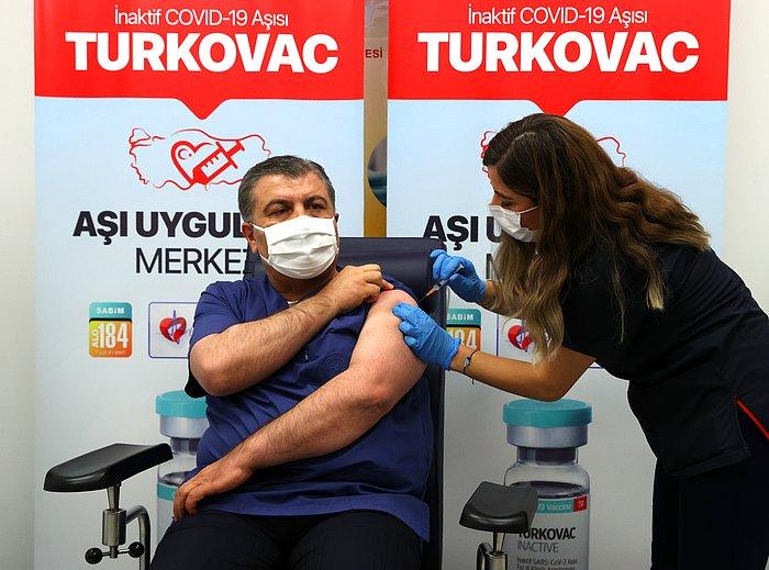 Sağlık Bakanı Koca TURKOVAC Aşısı Yaptırdı!