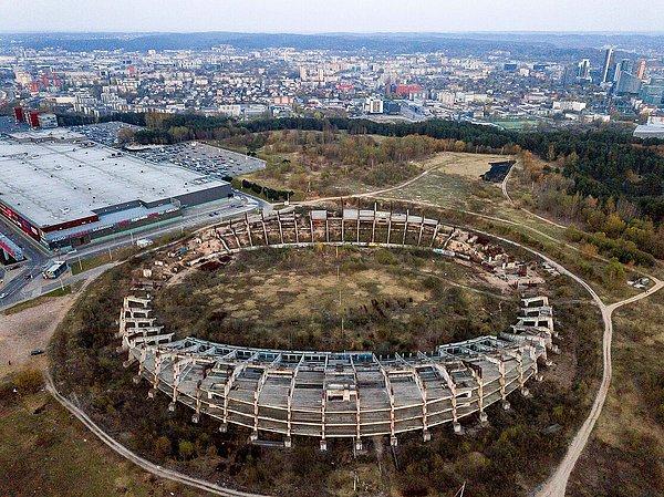 4. Litvanya'da tam 34 yıldır yapımı tamamlanamayan ulusal stadyum