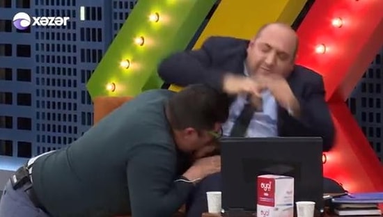 Muharrem Sarıkaya'nın Ses Teknisyenine Tokat Atması Azerbaycan'da Mizah Konusu Oldu