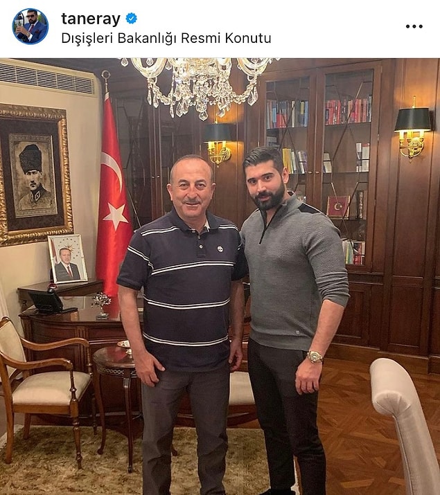 Bakanlarla çektirdiği fotoğraflar birkaç ay önce gündem olmuştu.