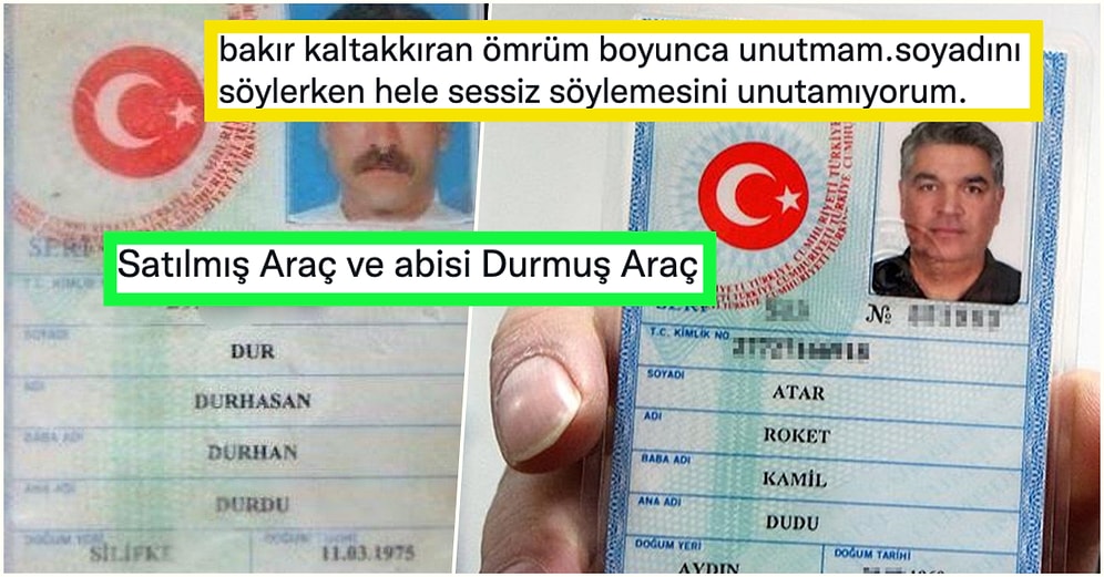 Karşılaştıkları Birbirinden İlginç İsimleri Paylaşarak Hepimizin Şaşkınlık Kotasını Tıka Basa Dolduran 17 Kişi