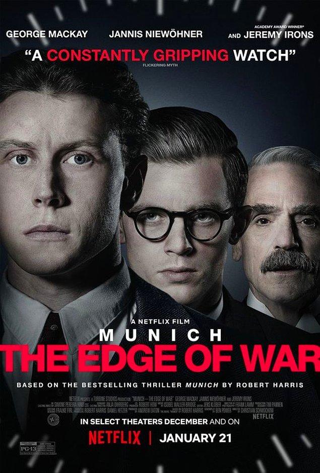 4. Munich: The Edge of War / Münih: Savaş yaklaşıyor (2021) - IMDb: 7.4