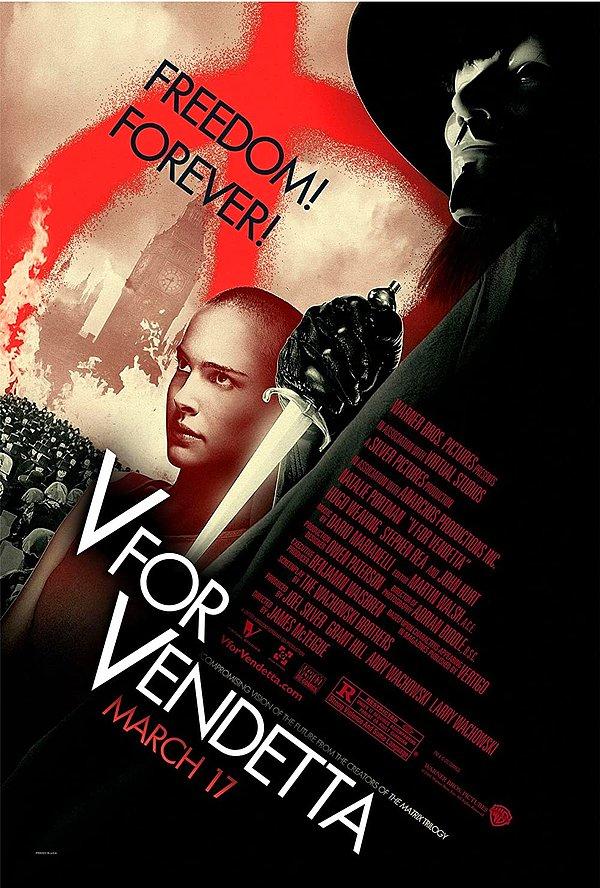 2. V For Vendetta (2005) - IMDb: 8.1