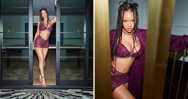 Rihanna, tasarımlarını da pazarlamasını da kendisinin yaptığı iç çamaşırlarıyla verdiği pozlarla bir kez daha kendisine hayran bıraktı.