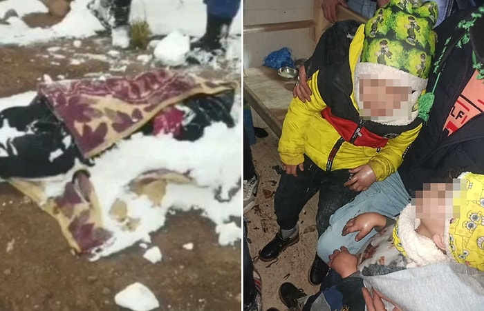 Çocukları Ölmesin Diye Çoraplarını Ellerine Geçirmiş...  Van'da Bir Kadın Donarak Can Verdi
