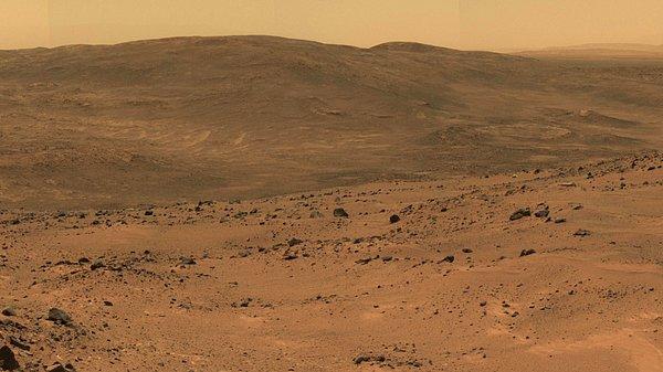 Mars (Ay boyunca Boğa Takımyıldızı'nda, ortalama parlaklığı 0,4 kadir)
