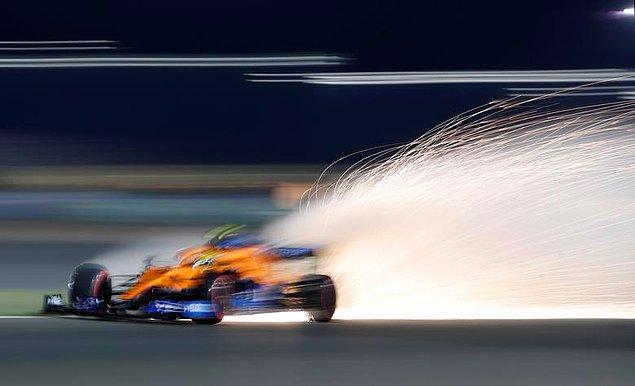 32. F1 Katar Grand Prix'nde McLaren pilotu Lando Norris