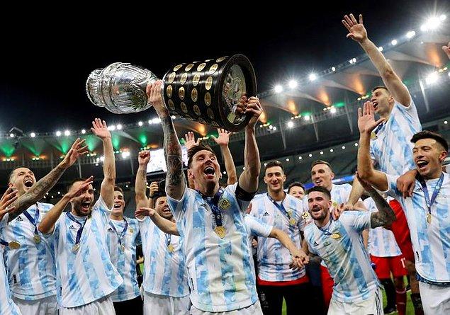 39. Copa America şampiyonu Arjantin ve Lionel Mesi