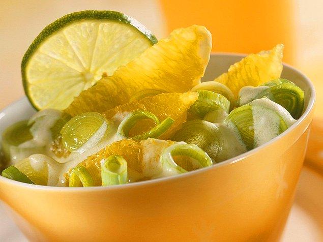 Can you have celery but not leeks!: Orange Leek Recipe