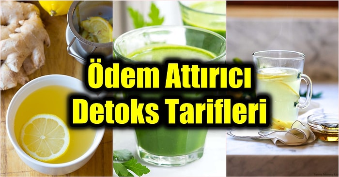 Yılbaşında Yemeği Biraz Fazla Kaçıranlar İçin Ödem Attırıcı 5 Detoks Suyu Tarifi