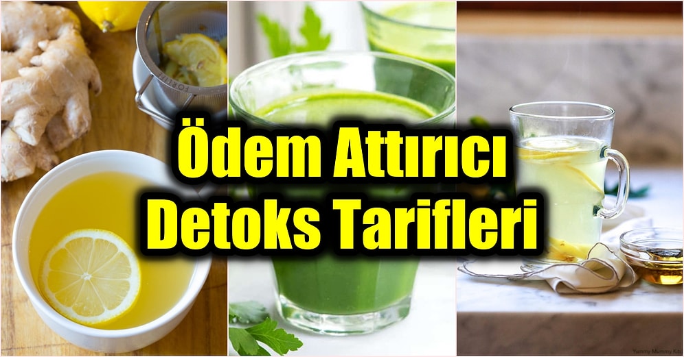 Yılbaşında Yemeği Biraz Fazla Kaçıranlar İçin Ödem Attırıcı 5 Detoks Suyu Tarifi