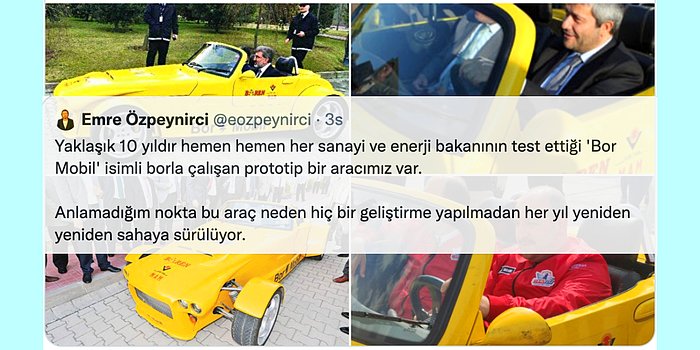 Gazeteci Emre Özpeynirci'yle Bakan Mustafa Varank'ın Borla Çalışan Otomobil Diyaloğu