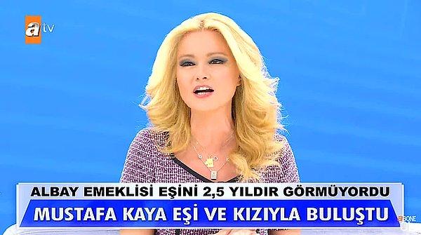 6. Müge Anlı, emekli Albay Mustafa Kaya, eşi Seyhan Kaya ve kızı Irmak'ın kavuşmasının ardından canlı yayında vasiyetini açıkladı.