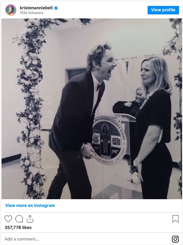 Скромная: Кристен Белл и Дакс Шеперд