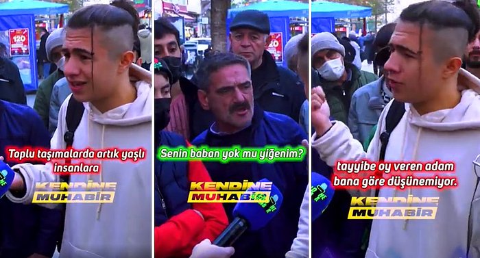 'Toplu Taşımalarda Artık Yaşlılara Yer Vermiyorum' Diyen Gence Sürekli Olarak 'Baban Var mı?' Diye Soran Dayı