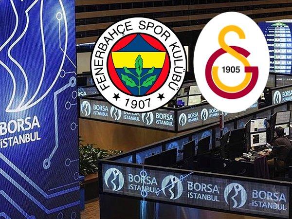 Fenerbahçe ve Galatasaray yatırımcısını üzdü