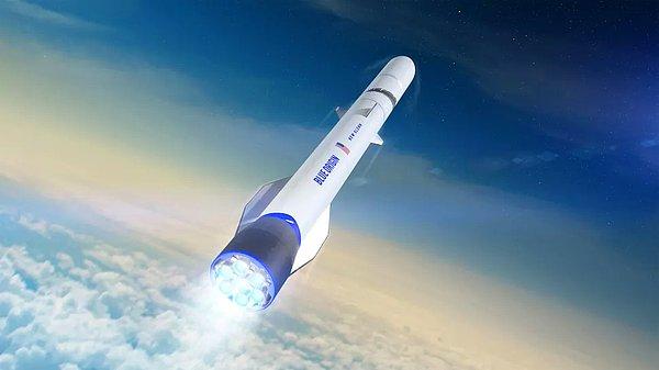 14. Blue Origin'in ilk yörünge roketini fırlatması