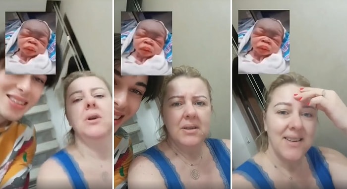Fotoğrafta Gördüğü Bebeğe Önce 'Çok Kötü' Diyen Kadın Görüntülü Konuşmada Olduğunu Zannedince R Yaptı