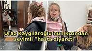 Korona Olan Uraz Kaygılaroğlu'na Küçük Kızı Ada'dan Sevimli Hasta Ziyareti: "Sana Çok Sarılmak İsterdim!"