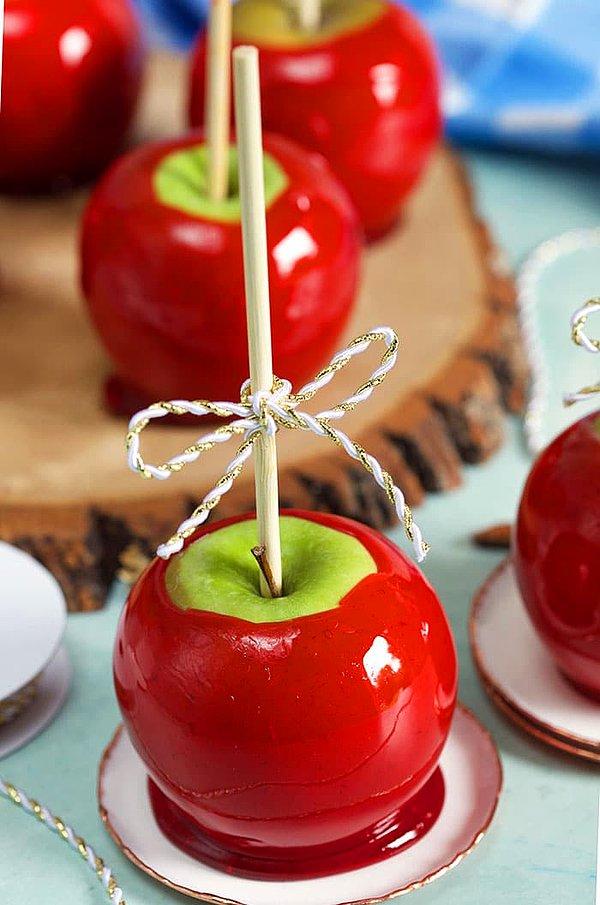 Gıda boyasız doğal elma şekeri nasıl yapılır?