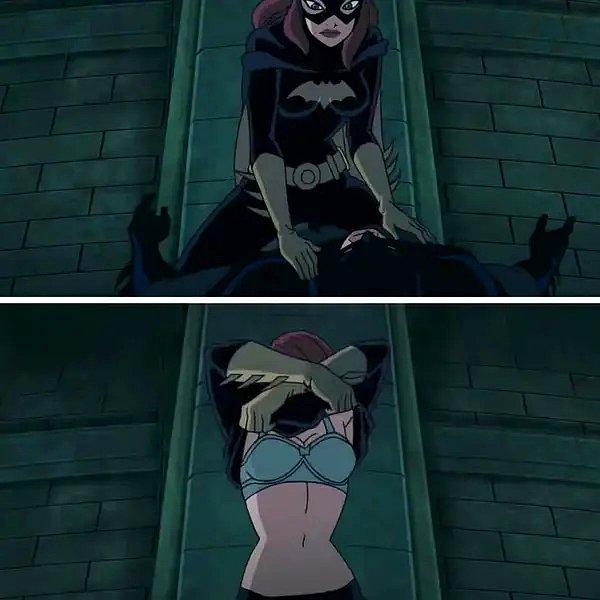 12. " 'Batman: The Killing Joke' filminde Batgirl ve Batman birdenbire seks yapmaya başladıklarında...
