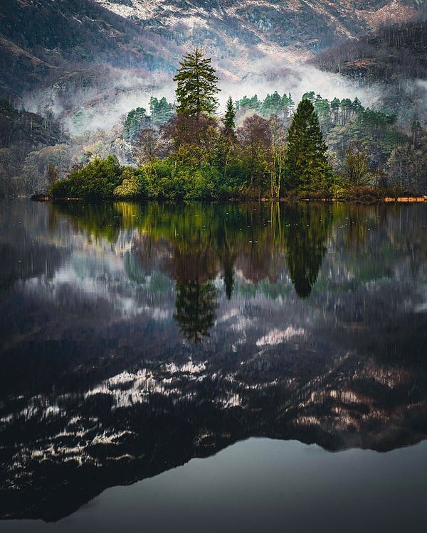 3. "İskoçya'daki Trossachs'a son gezimizde çektiğim fotoğraf."