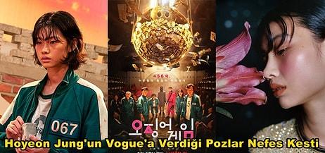 Squid Game'in Güzel Oyuncusu Hoyeon Jung'un Vogue'a Özel Verdiği Birbirinden Etkileyici Pozlar
