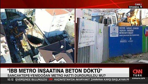 9. İstanbul Büyükşehir Belediyesi Sözcüsü Murat Ongun, CNN Türk'ün yayınladığı 'İBB Metro inşaatına beton döktü' haberine Twitter hesabından yanıt vererek 'Metro hattı' ile ilgili eğitim vermek üzere şantiyeye davet etti.