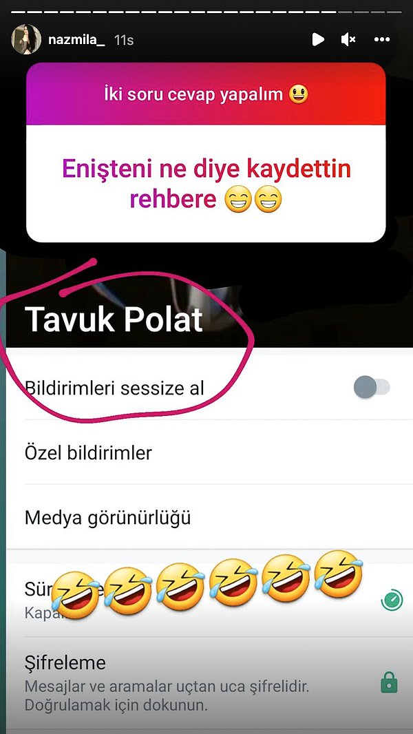 Takipçilerinden gelen sorulara cevap veren Naz Mila,