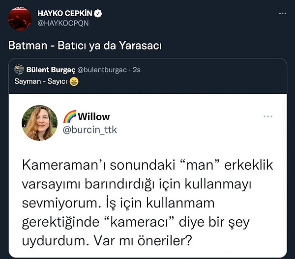 Hayko Cepkin de konuya başka bir boyut getirdi