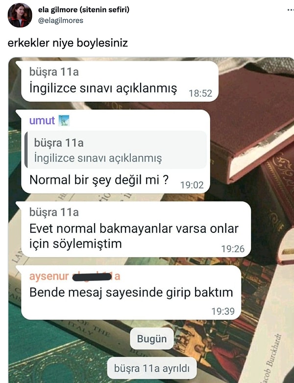 11. Helal olsun büşra 11a!