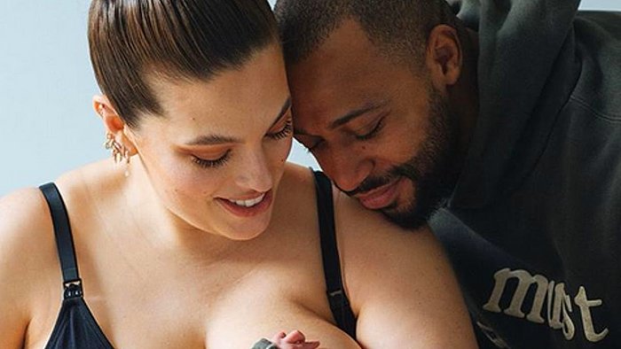 40 haftalık Hamile: Ashley Graham Çıplak Pozunu Paylaştı!