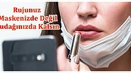 Dudaklarınızdan Çok Maskeleri Renklendirmeye Son: Maskenin Bile Dağıtamadığı Kalıcı Rujlar