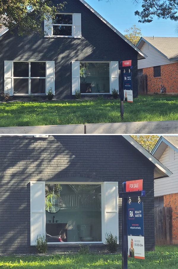 3. Окно, выходящее на улицу