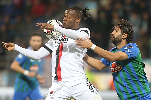Süper Lig'in 20. haftasında düşme hattında yer alan Çaykur Rizespor ile Beşiktaş karşı karşıya geldi.