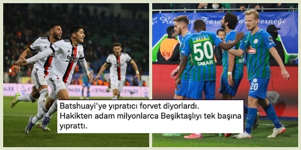 Düelloda Kazanan Çıkmadı! 12 Eksikli Beşiktaş Rize'den 1 Puanla Döndü