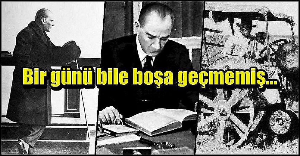 Atatürk'ün Günlüklerinden Geliyoruz: Büyük Önder Geçmişte Bu Hafta Ne Yapmıştı?